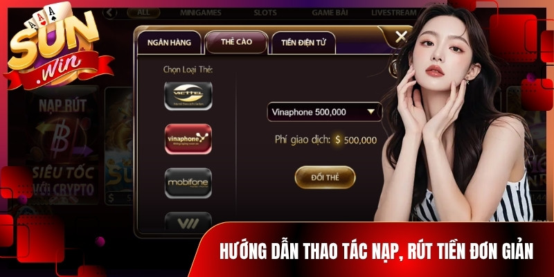 Hướng dẫn thao tác nạp, rút tiền đơn giản chỉ mất khoảng 3-5 phút
